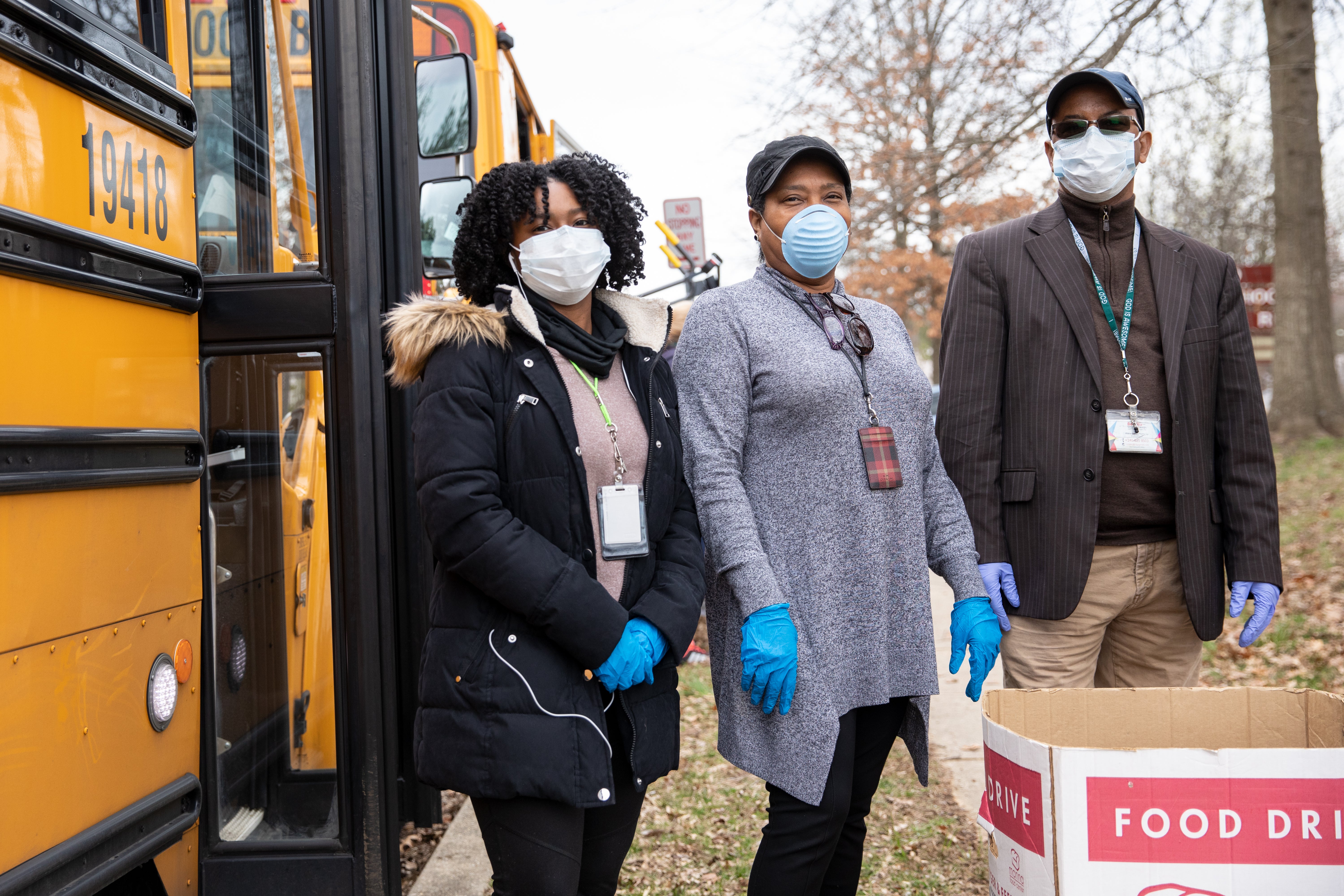 Our food distribution volunteers