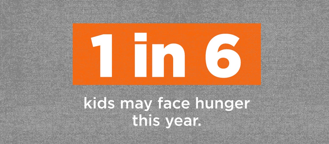 1 in 6 kids may face hunger this year