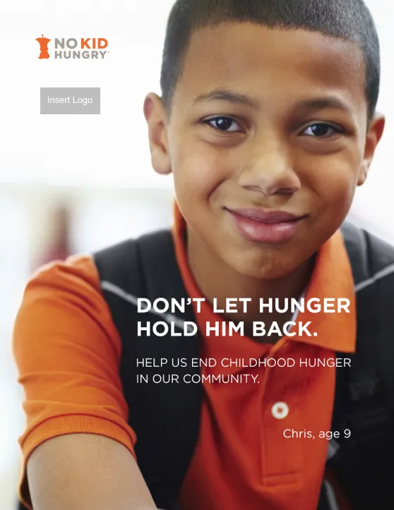 Don't Let Hunger Hold Him Back