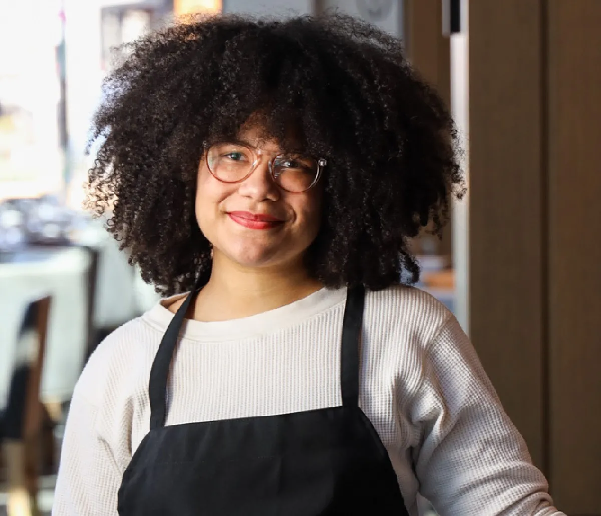 Young Afro Latina woman