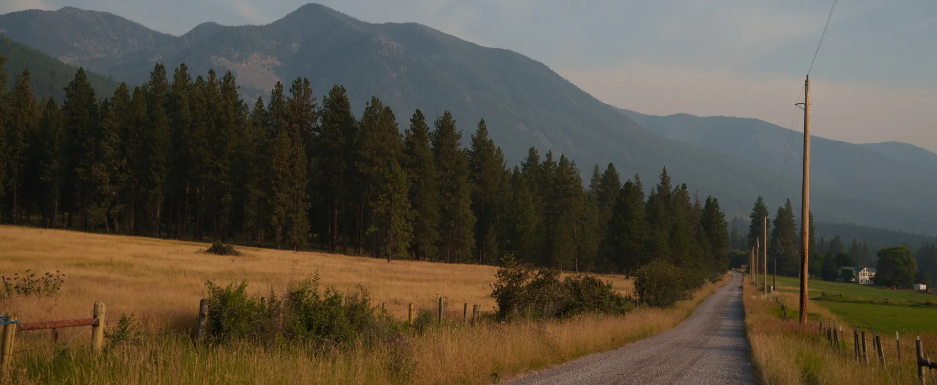Mountain road in MT