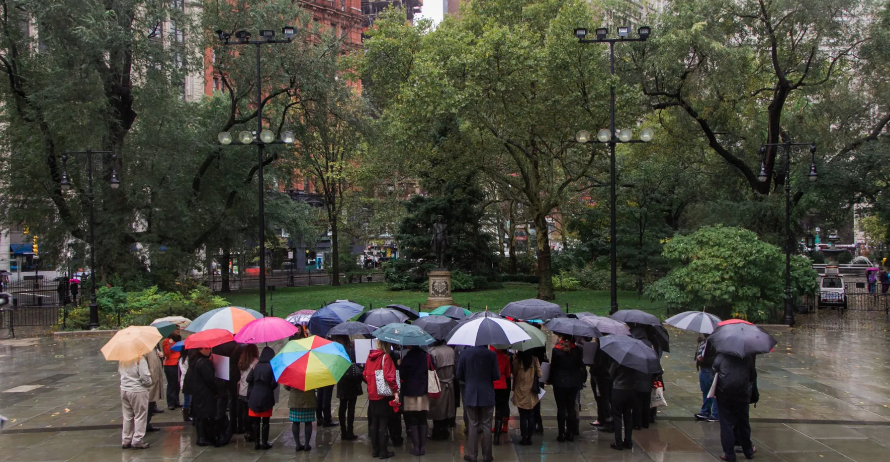 NYC Breakfast Supporters Rain