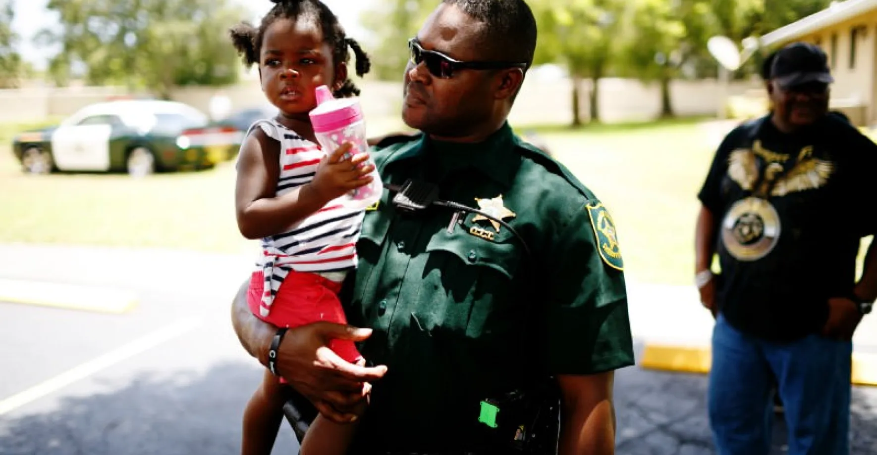 Officer and Little Girl