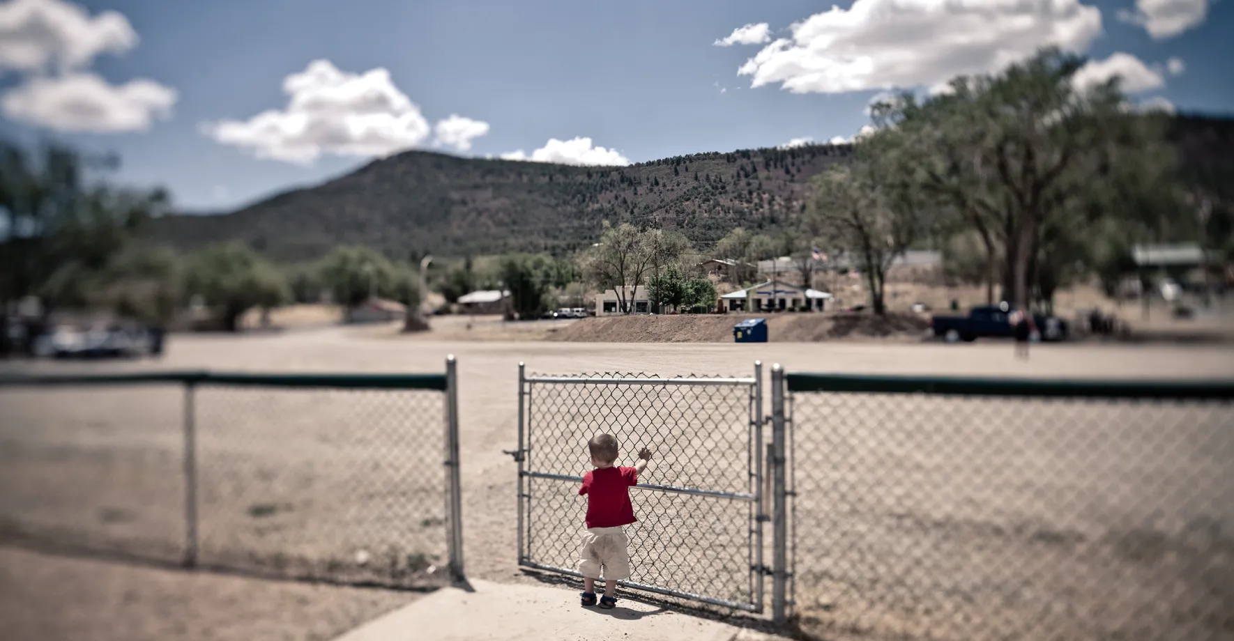 A little boy in New Mexico