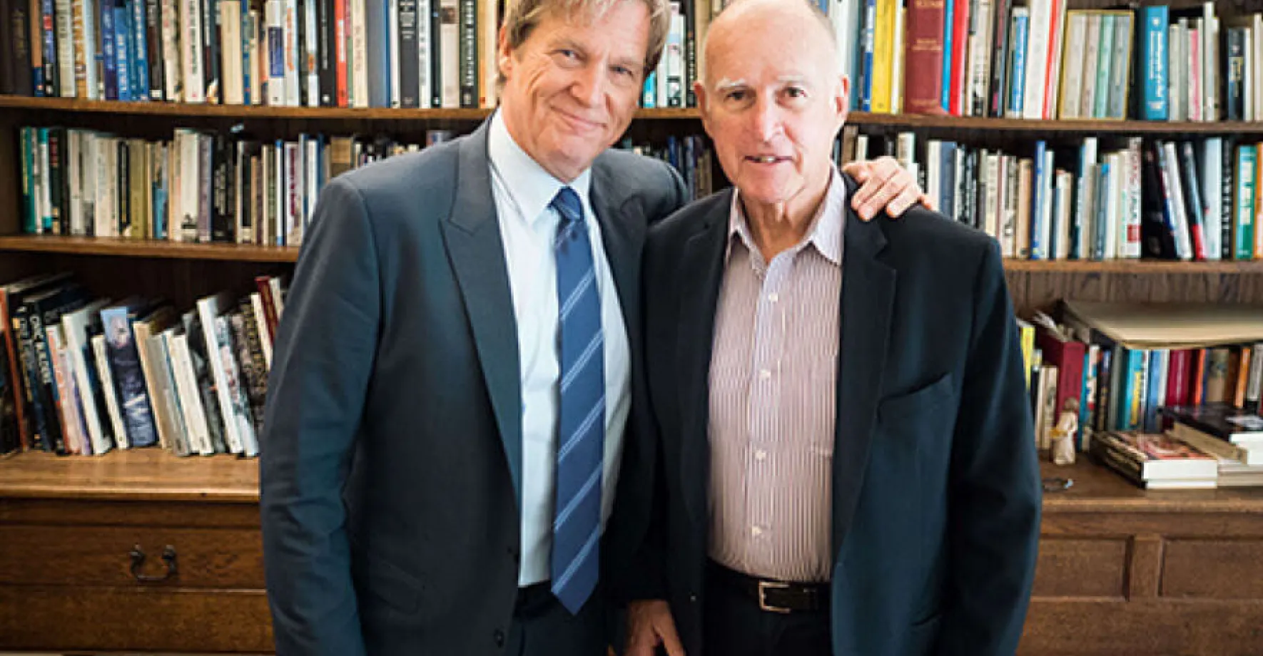 Jeff Bridges and Jerry Brown