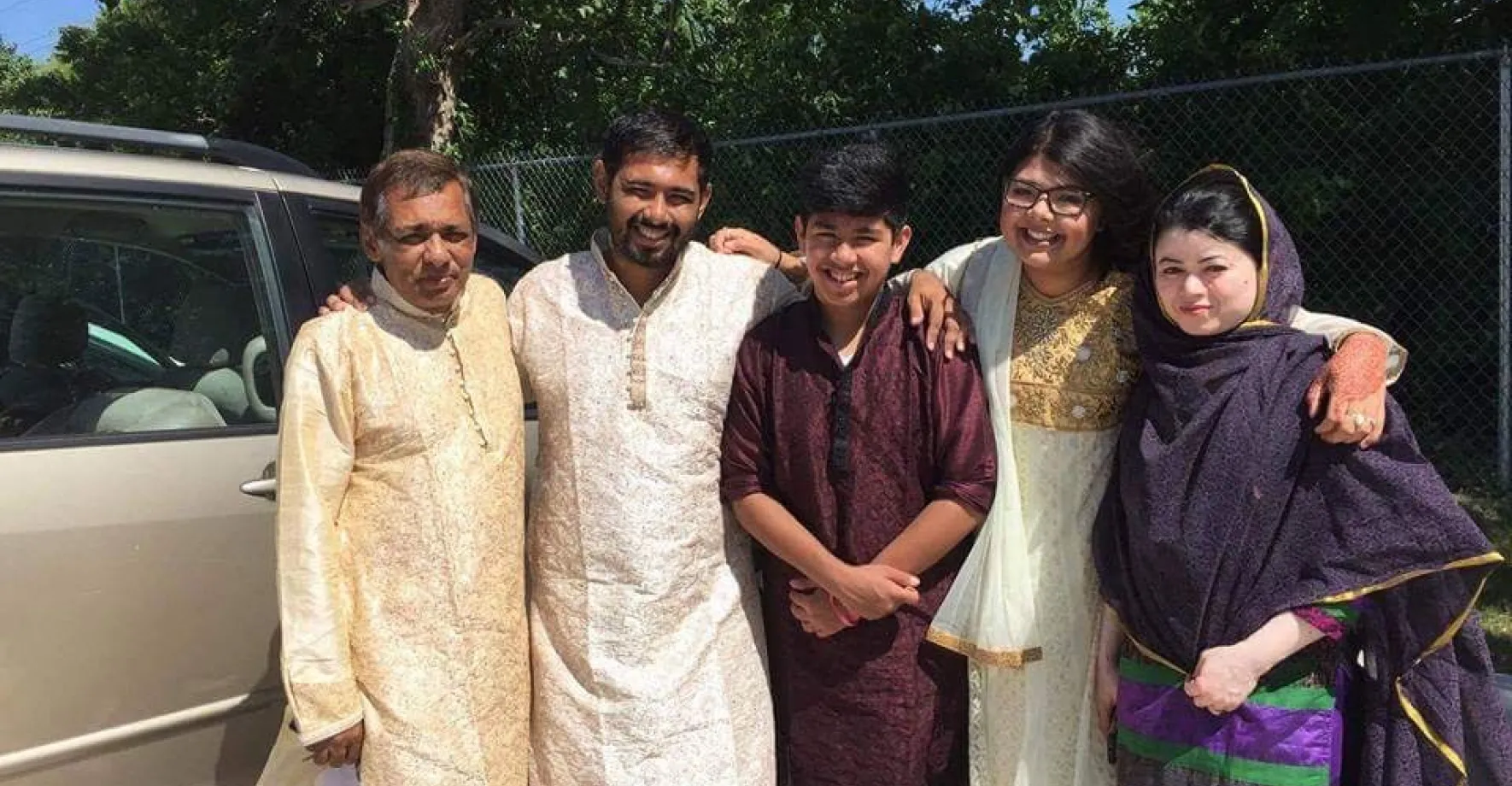Family of 5 Bengali people
