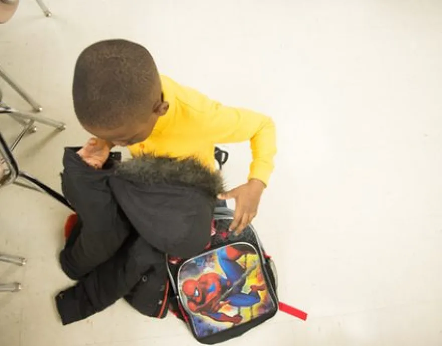 Jacket and Backpack