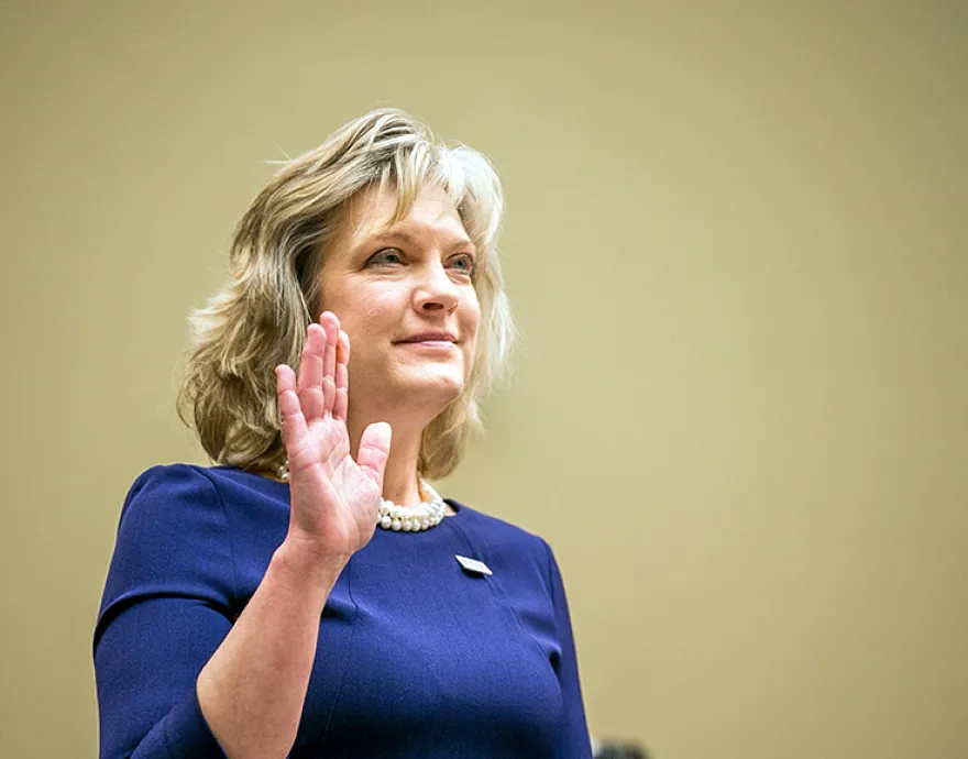 Lisa Davis testifying before Congress