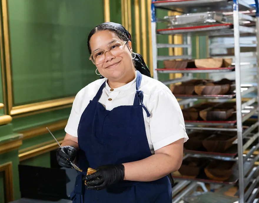 Chef Paola Velez at a No Kid Hungry Fundraiser