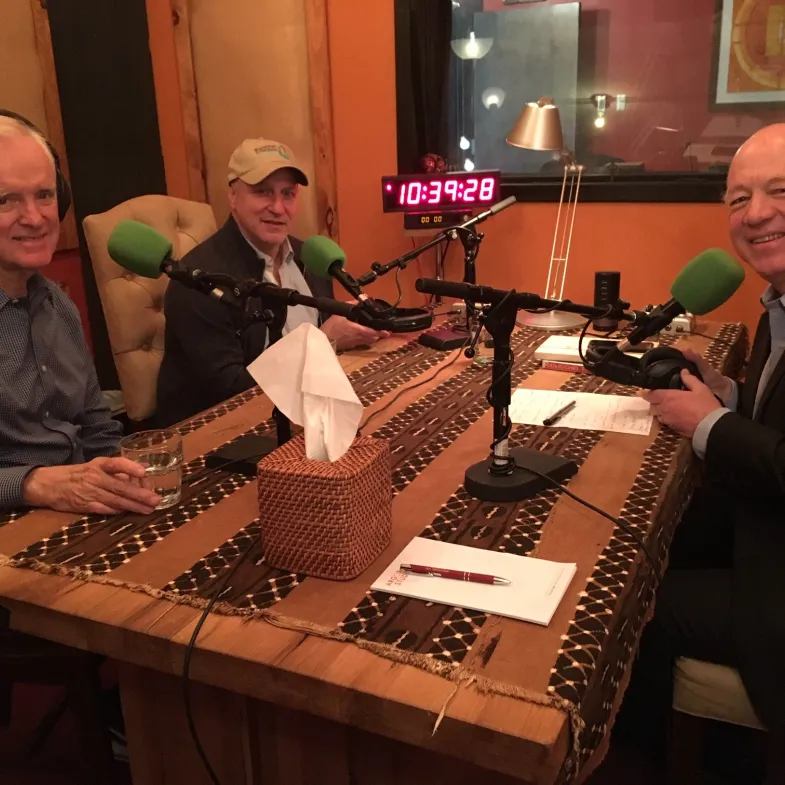 Men in a radio studio