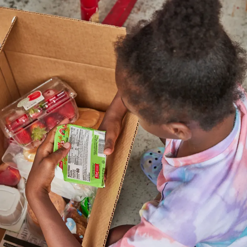 Summer meal distribution