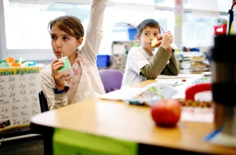 Breakfast at school gives hungry kids the fuel they need.