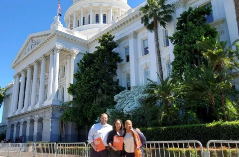 Chefs visit the CA State House