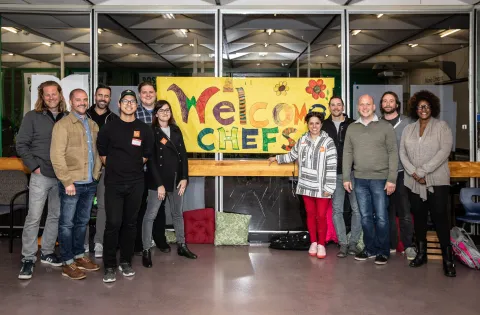 Chefs from across the country visit classrooms in Boston.