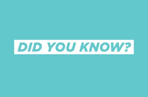 Did you know banner with light blue background