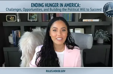 Ayesha Curry testifies in front of the House Committee on Rules