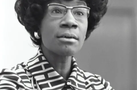Black woman with glasses balck and white